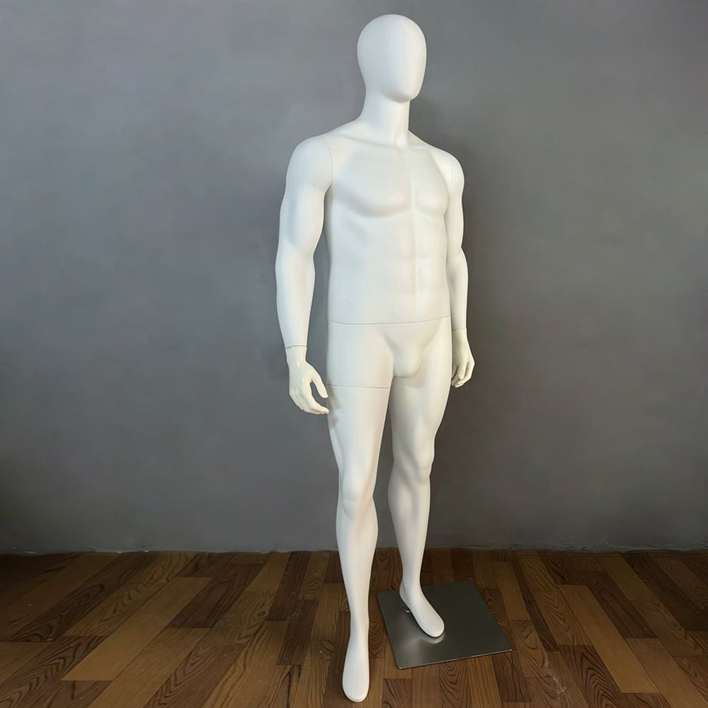 Manufacturer Plus Size Fat Men Plastic PP Material Adult Full Body Fashion Display Mannequin For Clothes Windows Display DL180 DE-LIANG