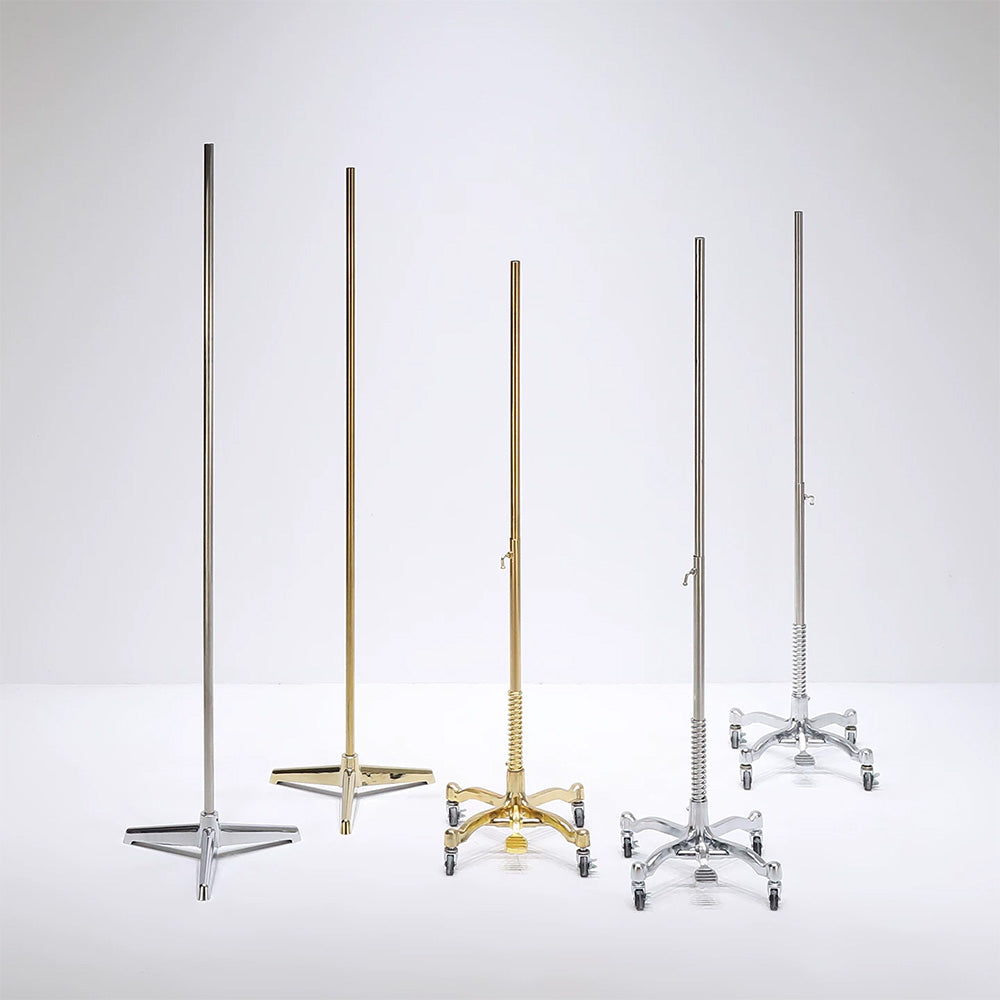 DE-LIANG Mannequin Base Stand | Half Body Mannequin Display Stand Stainless Steel
