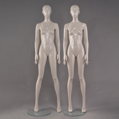 DE-LIANG Female Mannequin Full Body Display,Professional Dress Form for Clothing Store Window Display ,Matte Skin Finish Retail Mannequins