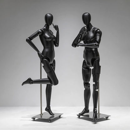 DE-LIANG Poseable Athletic Robot Mannequin for Running, Jumping & Activewear Displays
