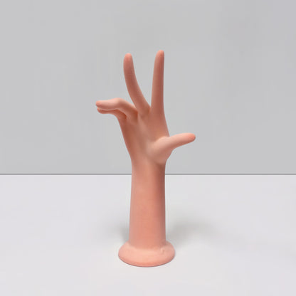 DE-LIANG Hand & Head Mannequin Display Set, Jewelry Ring Bracelet Watch Stand Prop