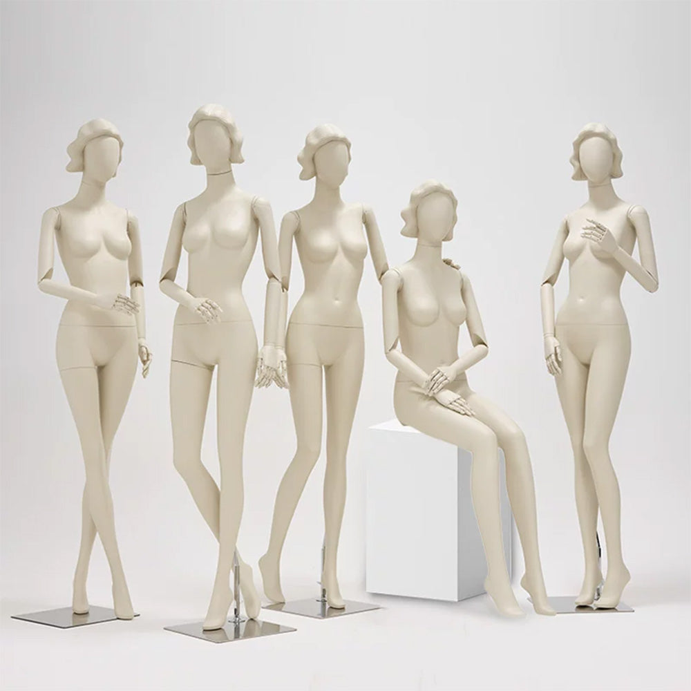 DE-LIANG Full Body Female Mannequin Standing & Sitting | Clothing Display Dress Form