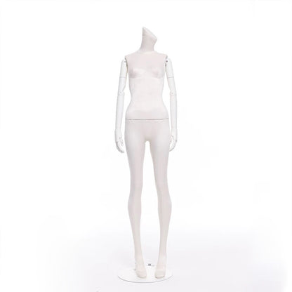 DE-LIANG Maniquíes de cuerpo entero sin cabeza para mujer, de lino y fibra de vidrio, con torso desmontable, ideal para bodas, tiendas de ropa y escaparates.