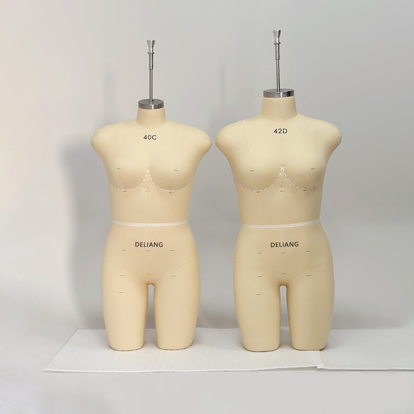 DE-LIANG Lingerie & Swimwear Dress Form for Pattern Making, Draping & Bra Fitting