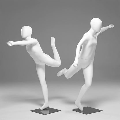 JELIMATE Kids Sports Mannequin Full Body Running & Jumping – Child Athletic Display Form
