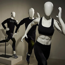 Load image into Gallery viewer, Sport Mannequin, female male full body running model for window display,yoga gymnasium phsical althletic field display stand, High Quality DL0074
