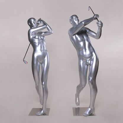 DE-LIANG Golf Sport Mannequin Full Body | Male & Female Athletic Apparel Store Display
