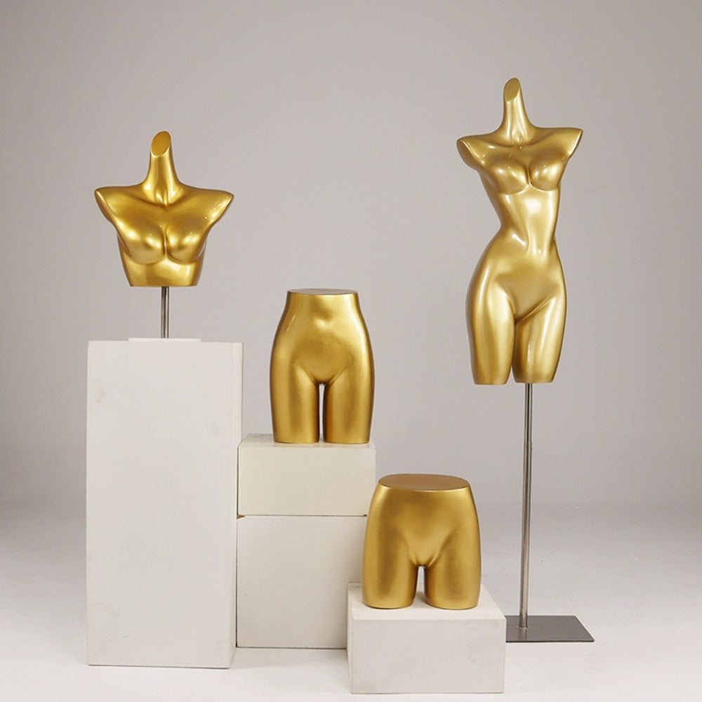 Gold Female Lingerie Mannequin