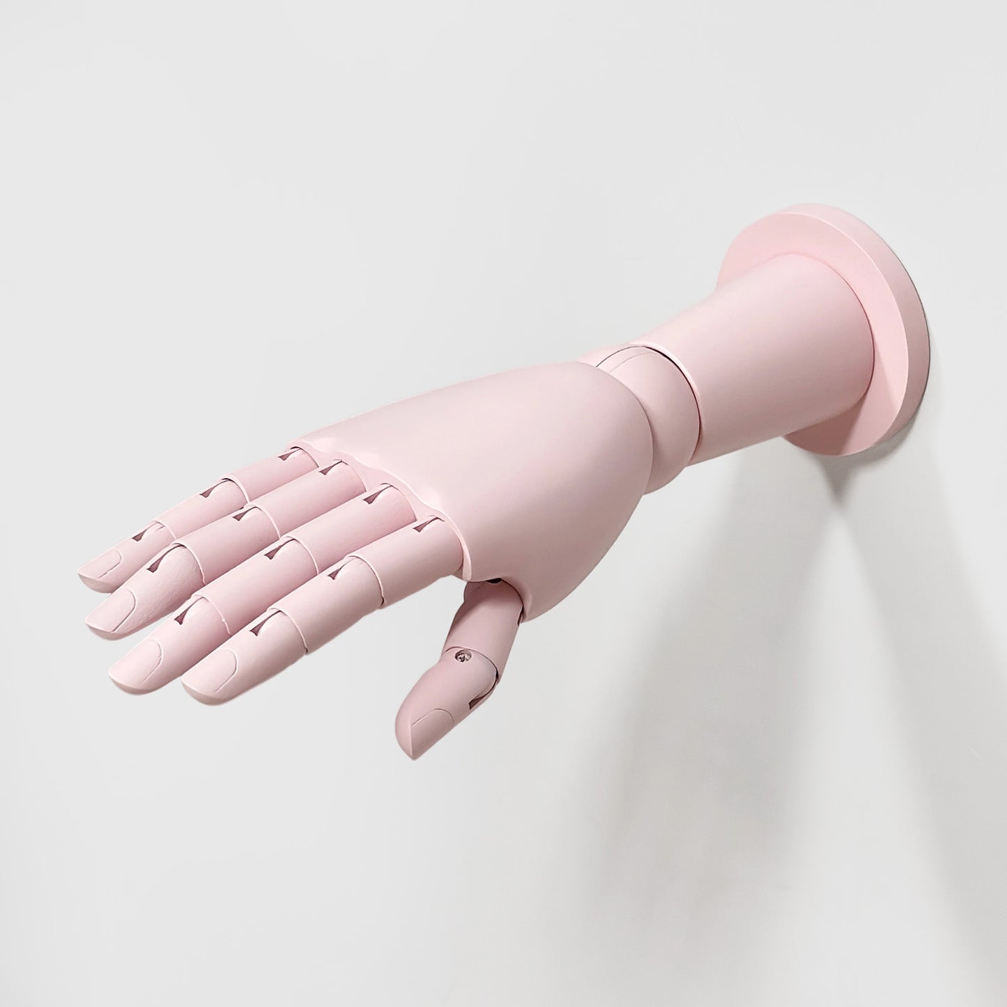DE-LIANG Wall Mount Mannequin Hand, Mechanical Wood Jewelry Display Stand for Boutiques