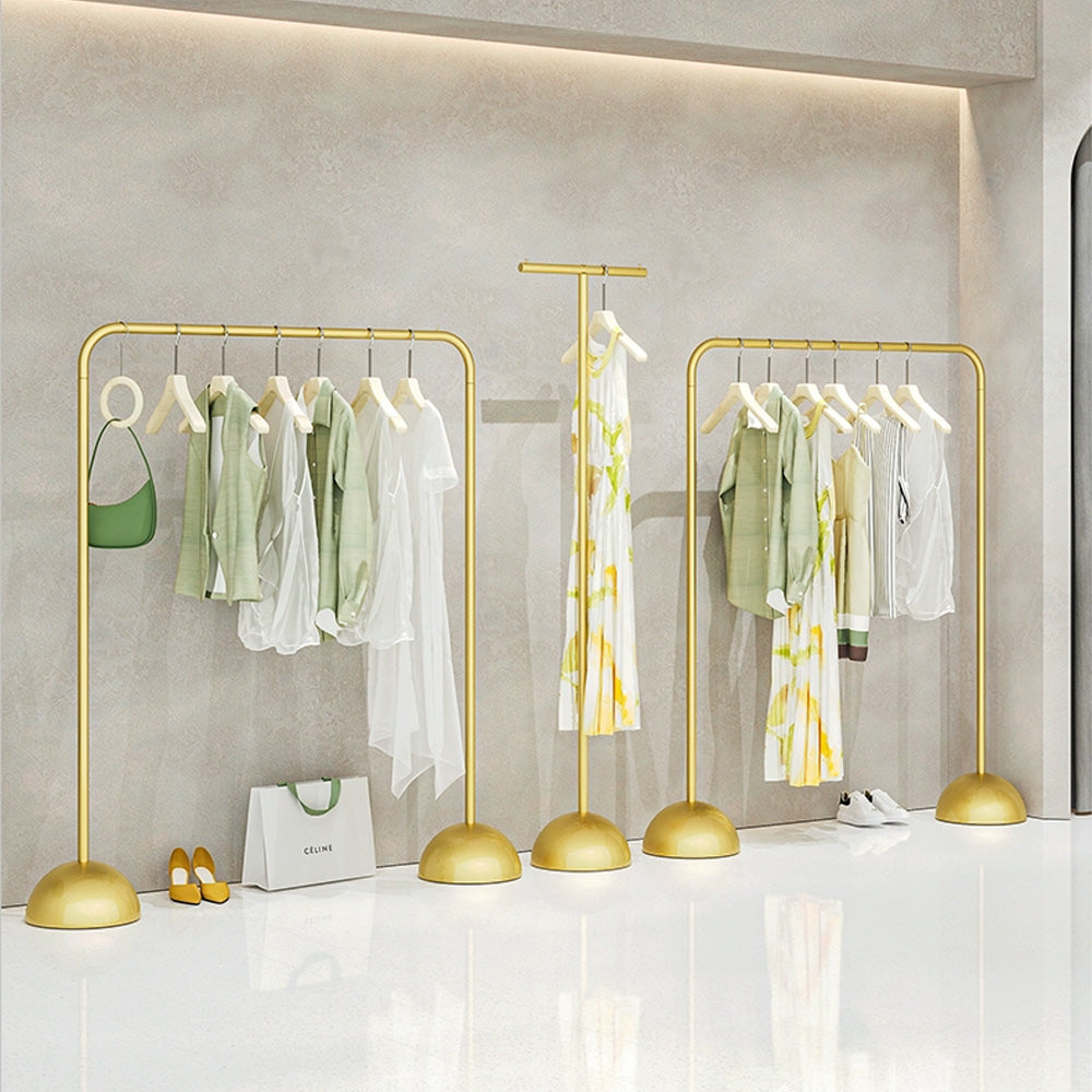 Women's Clothing Store Clothes Display Stand  Floor-Standing Gold Clothes Display Rack Combination Clothing Store Hanger DL218