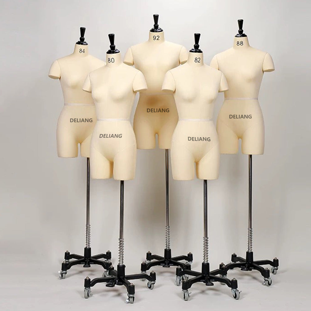 Mannequin de couture pour femme adulte, mannequin de couture, modèle de drapage pour la conception, torse entièrement épinglable avec un bras souple gauche