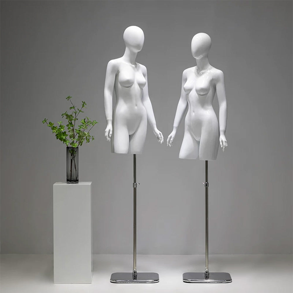 DE-LIANG Female Lingerie Mannequin | Half Body Torso Dress Form for Underwear Display
