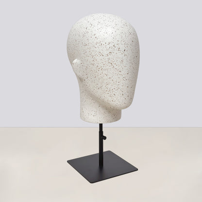 DE-LIANG Marble Head & Hand Display for Wigs, Hats, Sunglasses, Gloves & Jewelry