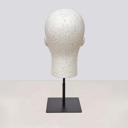 DE-LIANG Marble Head & Hand Display for Wigs, Hats, Sunglasses, Gloves & Jewelry