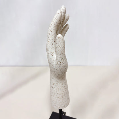 DE-LIANG Marble Head & Hand Display for Wigs, Hats, Sunglasses, Gloves & Jewelry