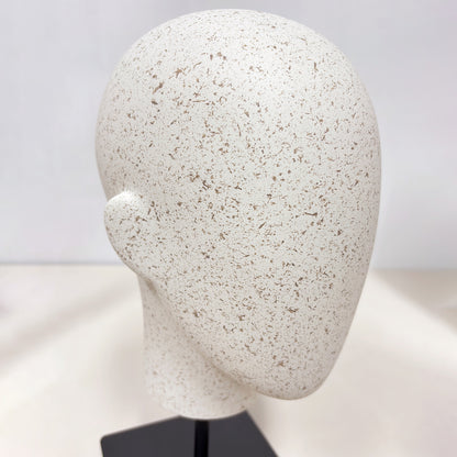 DE-LIANG Marble Head & Hand Display for Wigs, Hats, Sunglasses, Gloves & Jewelry