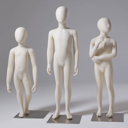 DE-LIANG Kids Full Body Mannequin Ages 4-14 | 6 Sizes Children Clothing Display Form