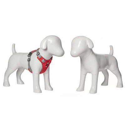 Maniquí de perro de alta calidad, modelo de ropa para mascotas de fibra de vidrio, maniquí de tienda de mascotas, expositor de ropa para perros, soporte para collares de perro.