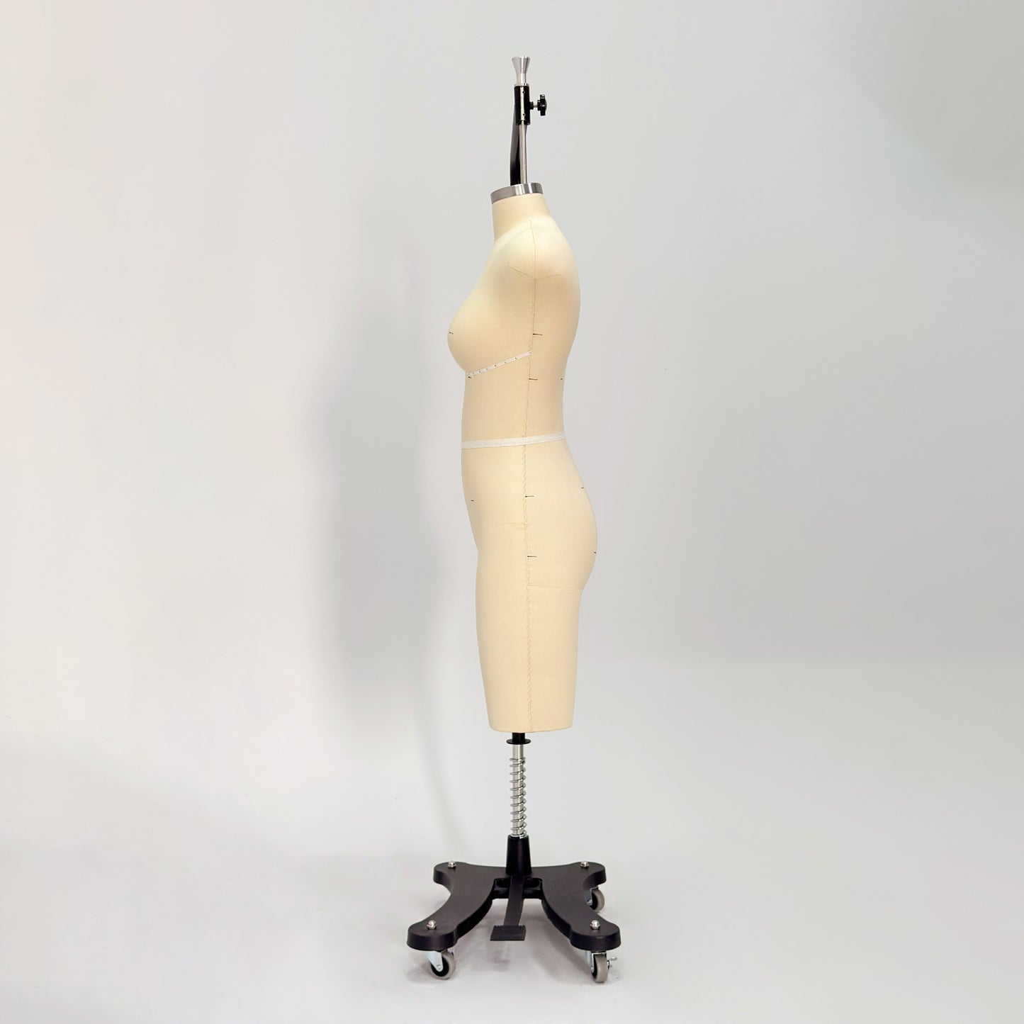 DE-LIANG Professional 34C Female Dress Form with Marking Lines – Fiberglass Tailor Dummy for Draping (Torso Only)