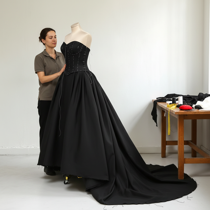缝纫工作室礼服模特 4