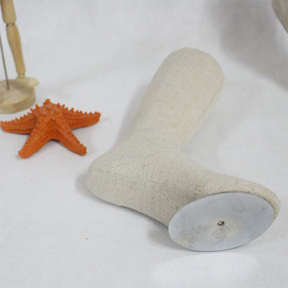 DE-LIANG Linen Mannequin Foot for Sock & Shoe Display – Magnetic, Women/Men/Kids