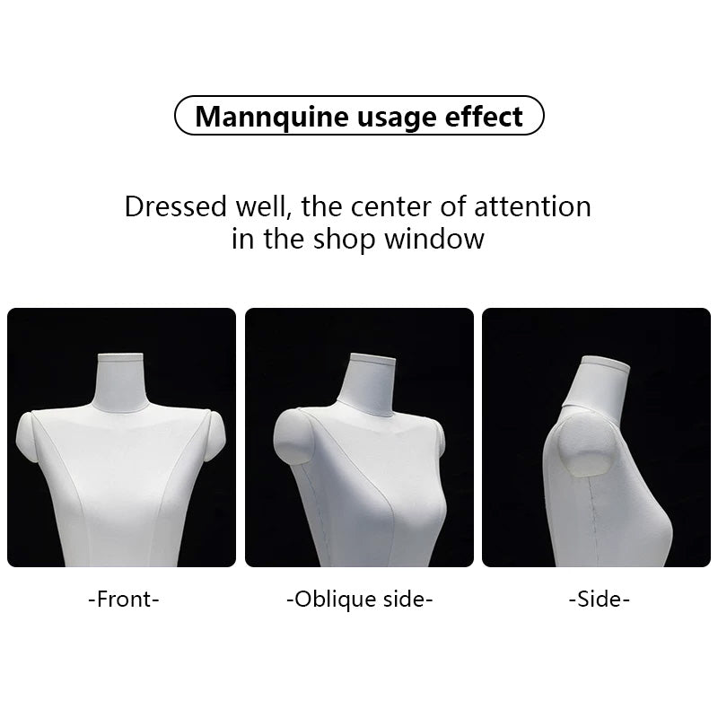 DE-LIANG Mannequin Shoulder Caps – 1 Pair for Female Dress Form Retail Display
