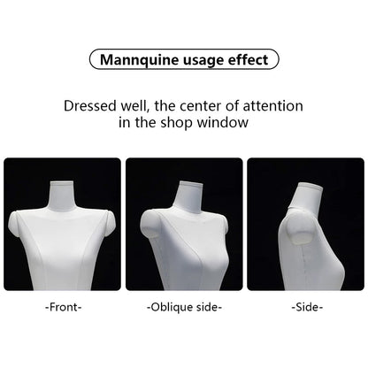DE-LIANG Mannequin Shoulder Caps – 1 Pair for Female Dress Form Retail Display