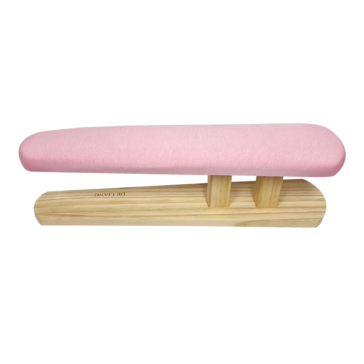 DE-LIANG Professional Pink Tailor Pressing Board with Solid Wood Base