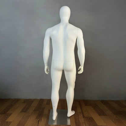 Manufacturer Plus Size Fat Men Plastic PP Material Adult Full Body Fashion Display Mannequin For Clothes Windows Display DL180 DE-LIANG