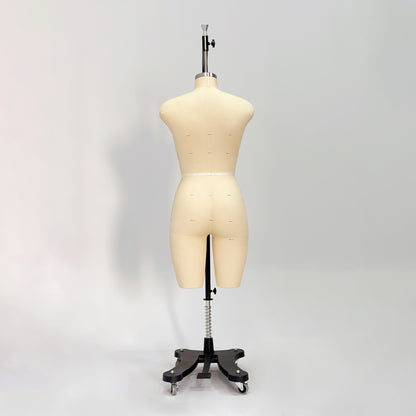 DE-LIANG Professional 36C Female Dress Form with Marking Lines – Fiberglass Tailor Dummy for Draping (Torso Only)