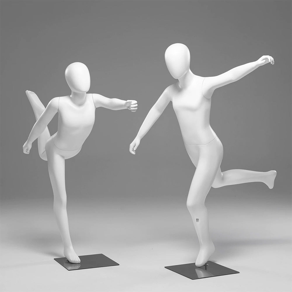 JELIMATE Kids Sports Mannequin Full Body Running & Jumping – Child Athletic Display Form