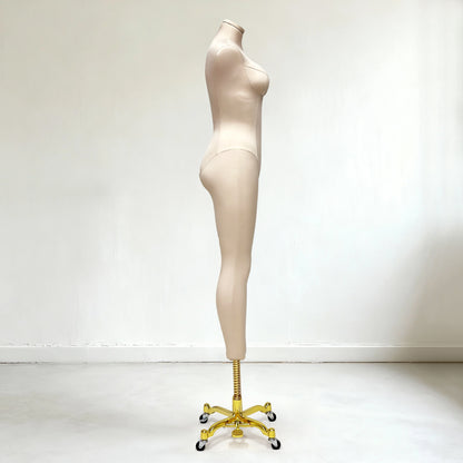 DE-LIANG Full Body Dress Form for Gowns & Pants | Soft Chest | Pinnable | 143cm