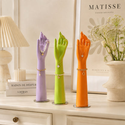DE-LIANG Jewelry Hand Display Stand | Mannequin Hand for Rings & Bracelets | 6 Colors
