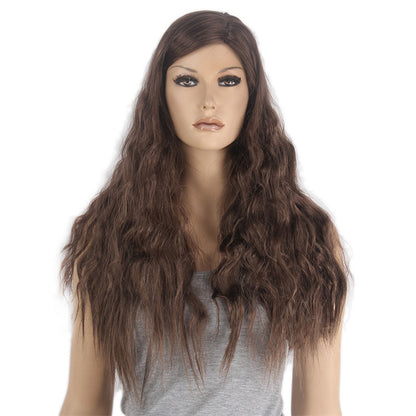 DE-LIANG Fashional Female Mannequin's Wig,Handmade Long Curly Hair,Long Curly Hair for Window Manikin Head Decorate,Luxury Wigs, Cosplay Wig DL2390 De-Liang Dress Forms