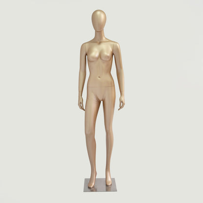 DE-LIANG Rose Gold Female Full Body Mannequin | Fiberglass Boutique Display Dummy