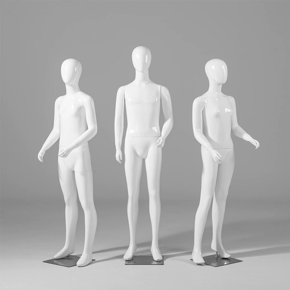 DE-LIANG Child Mannequin Display Forms – Standing & Sitting Poses (Ages 2–15)