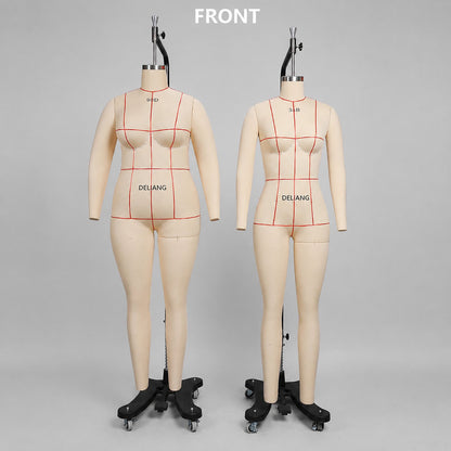 Maniquí femenino DL900 36B, modelo de sastrería de lencería para costura, maniquí de modista adulto de medio cuerpo de alta calidad por mar.