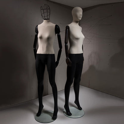 DE-LIANG Female Full Body Mannequin/Standing With Hands and Head Full Body Mannequin Display Props, Window Display DL0054 DE-LIANG