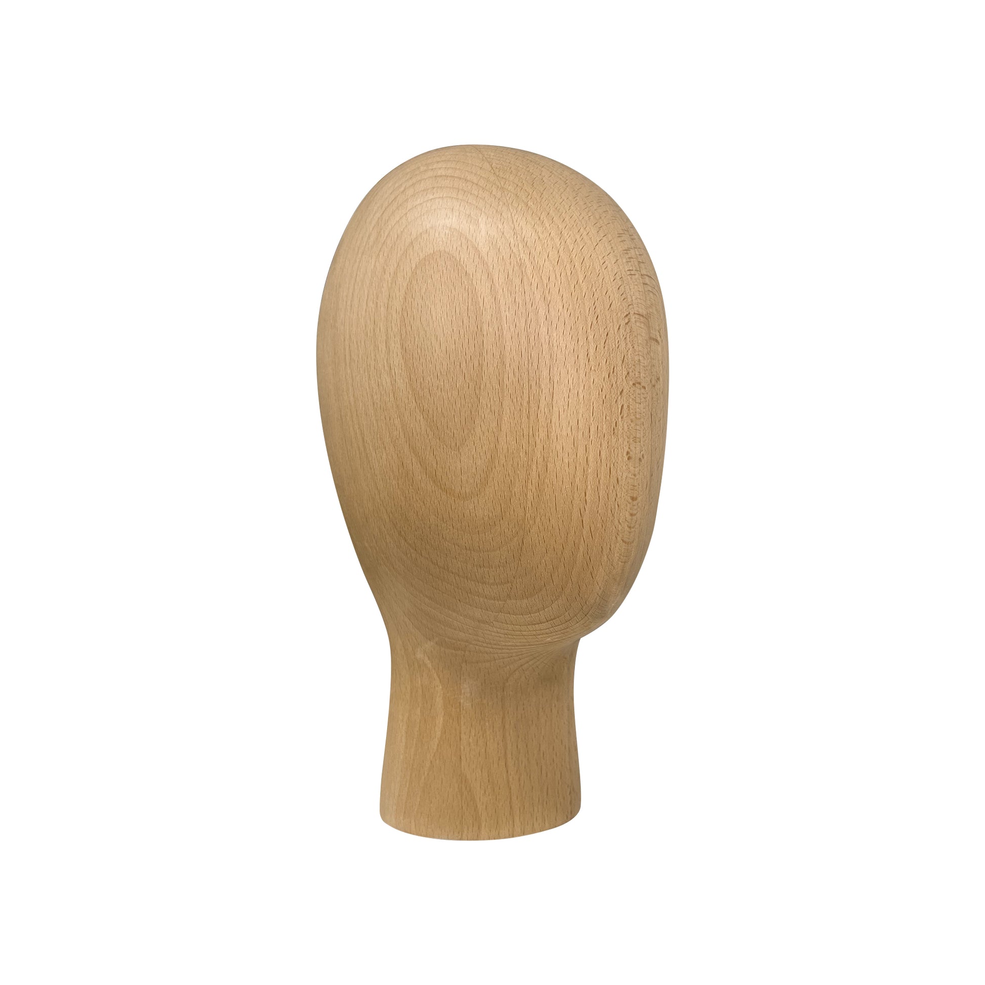 Male Wooden Head Mannequin, Beech Wooden Head for Hat Holder, Wig Jewelry Hat Cap Earphone Headband Display Organization Head Model for Home DE-LIANG