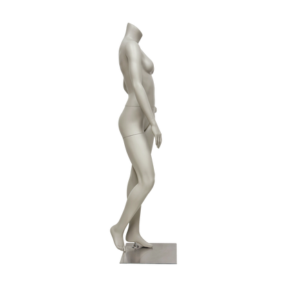 DE-LIANG Headless Female Mannequin Full Body Fiberglass Display Form for Sportswear Store