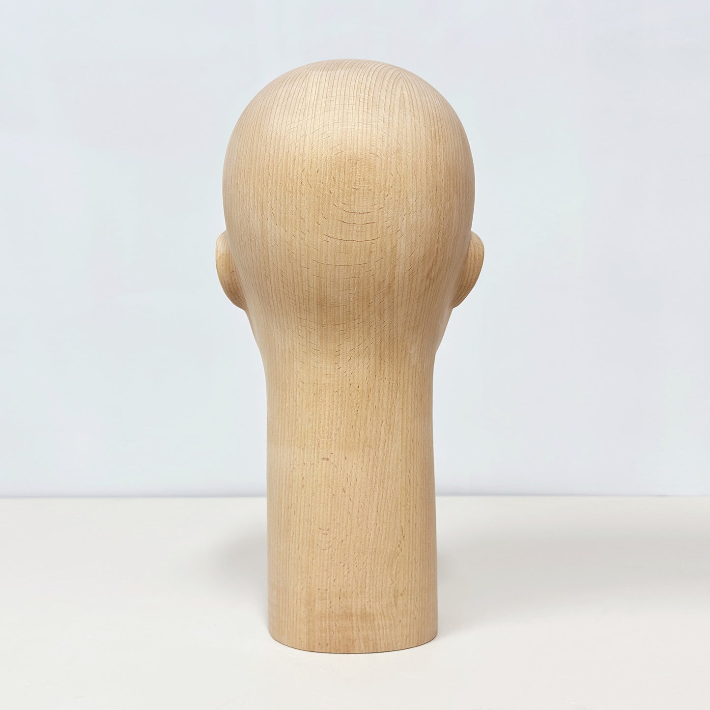 Wooden Mannequin Head Stand | Wig Hat Glasses Tie Display | DE-LIANG