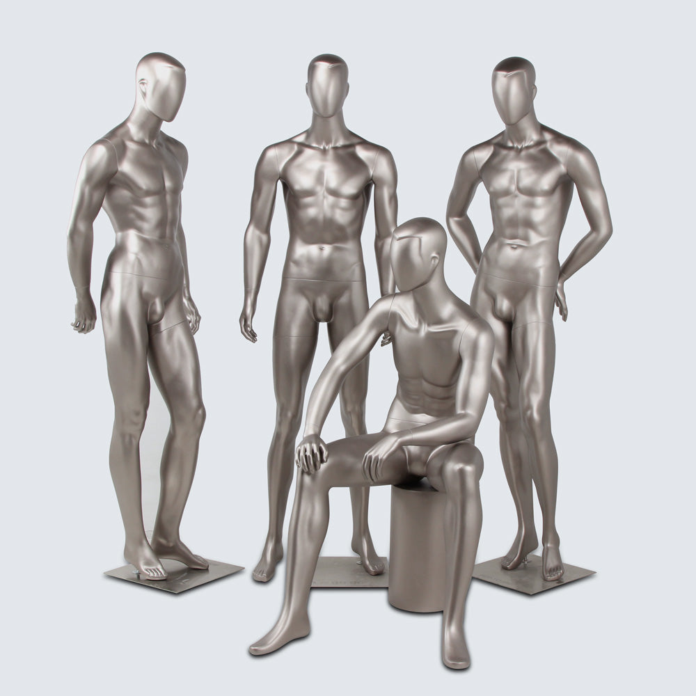 Male Full Body Manneqyun Clothing store Men's Clothing Store Muscle Model Props Sitting Mold Window Display Supplies DL0042 DE-LIANG