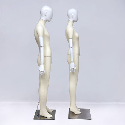 DE-LIANG Full Body Mannequin Adjustable Dress Form Retail Store Display Boutique Window