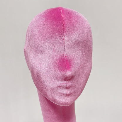 DE-LIANG Swan Neck Velvet Mannequin Head, Fiberglass Wig & Jewelry Display