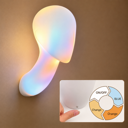 DE-LIANG Wall-Mounted Mannequin Head with Long Neck & LED Option