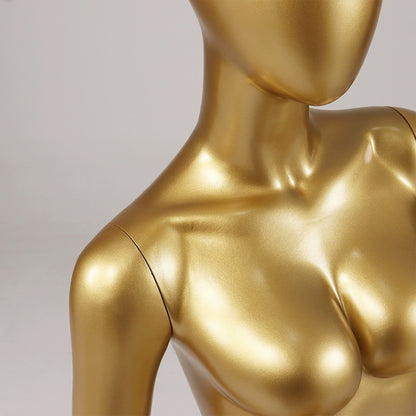 Gold Female Lingerie Mannequin