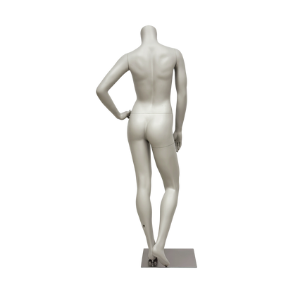 DE-LIANG Headless Female Mannequin Full Body Fiberglass Display Form for Sportswear Store
