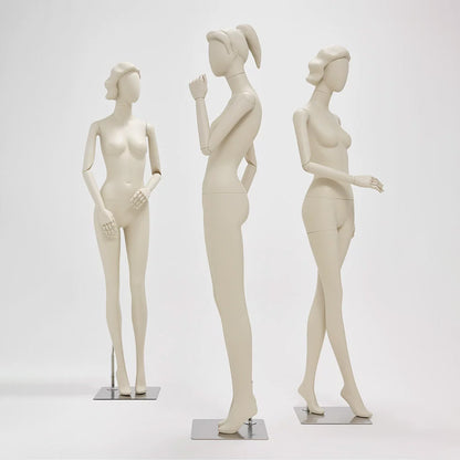 DE-LIANG Full Body Female Mannequin Standing & Sitting | Clothing Display Dress Form