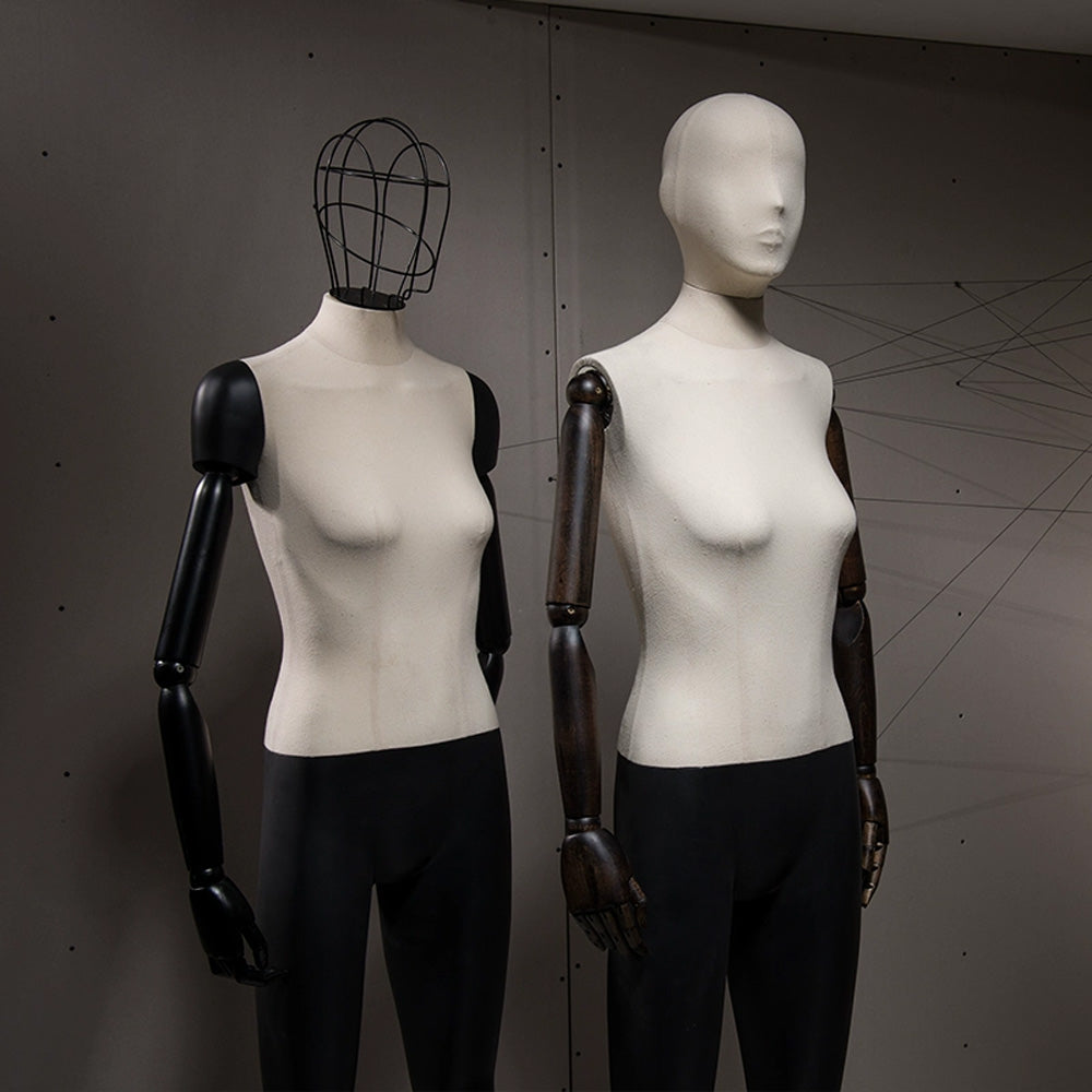 DE-LIANG Female Full Body Mannequin/Standing With Hands and Head Full Body Mannequin Display Props, Window Display DL0054 DE-LIANG
