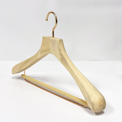 Natural Camphor Wood Hanger Wardrobe Clothing Store Home Suit Clothes Hanging Non-Slip Hanger ,Smooth White Finish Wooden Dress Hangers50pcs
